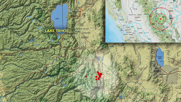 Eastern Sierra Nevada Earthquake Cluster July 8, 2021 
