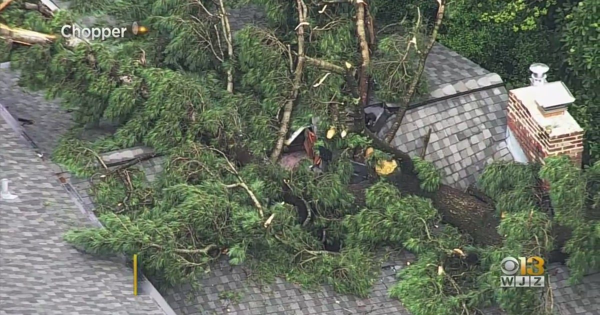 Maryland Weather Pop Up Storms On Wednesday Leave Behind Damage