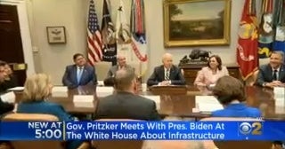 Governor Pritzker Meets With President Biden To Discuss Infrastructure ...
