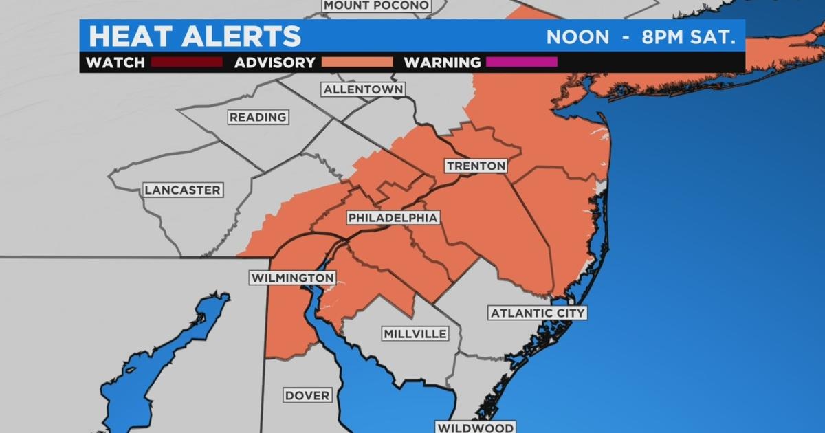Philadelphia Weather Parts Of Region Under Heat Advisory As Heat Wave
