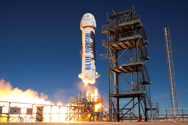 New Shepard rocket test launch 