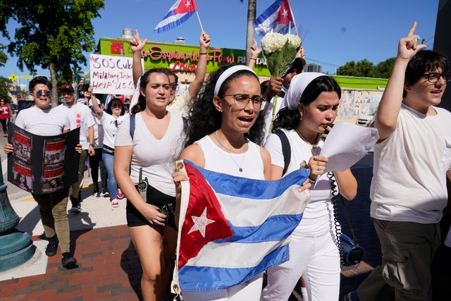 Cuba Protests Miami 