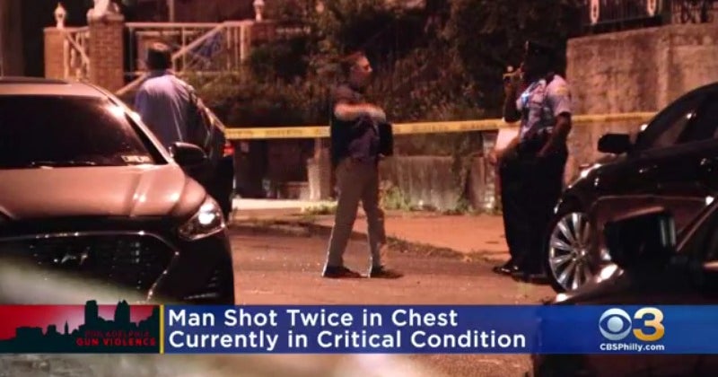 Man Shot Twice In Chest In North Philadelphia - CBS Philadelphia