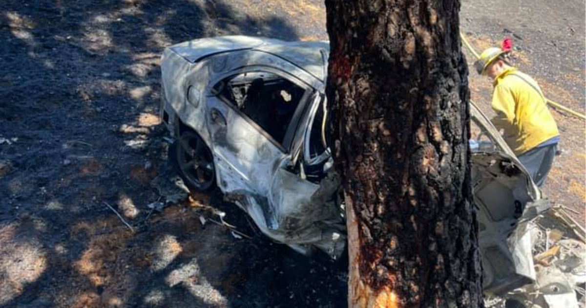 Driver Killed In Fiery Crash Along I-80 In Placer County - CBS Sacramento