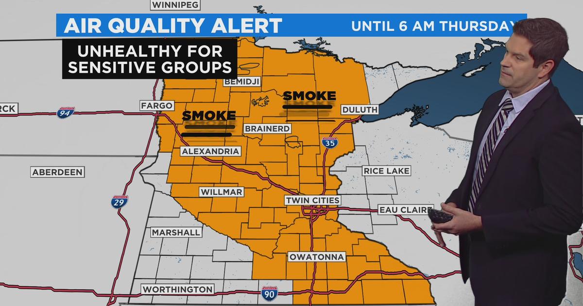 Smoke From Canadian Wildfires Prompts Air Quality Alerts Across Minnesota Cbs Minnesota 0037