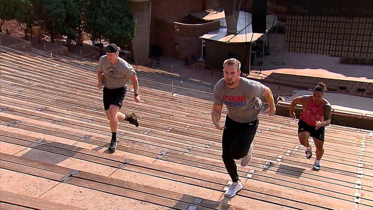 Denver Broncos Players Work Out At Red Rocks, Get Prepared For Training ...