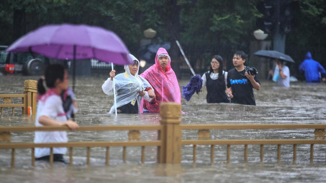 CHINA-WEATHER-FLOOD 