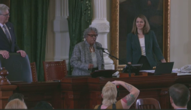 Opal Lee addresses Texas Senate 