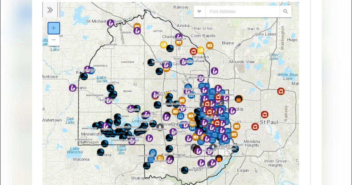 Hennepin County Interactive Map Minneapolis, Hennepin Co. Announce Cooling Options For Homeless During Heat  Wave - Cbs Minnesota
