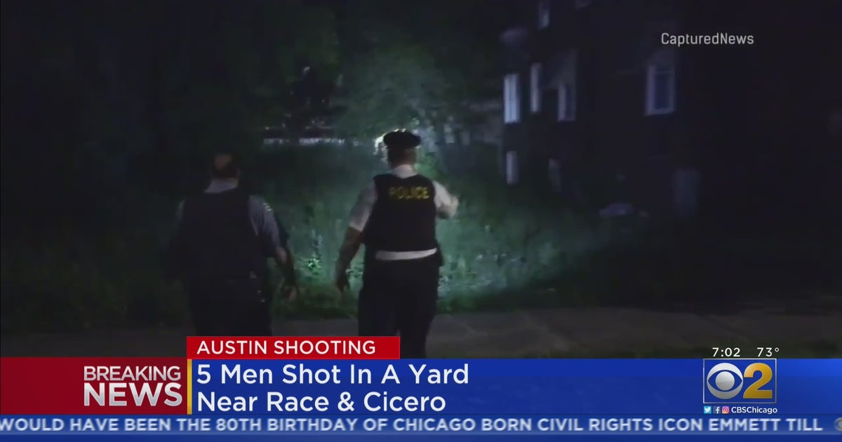 5 Men Shot In Yard In Austin - CBS Chicago