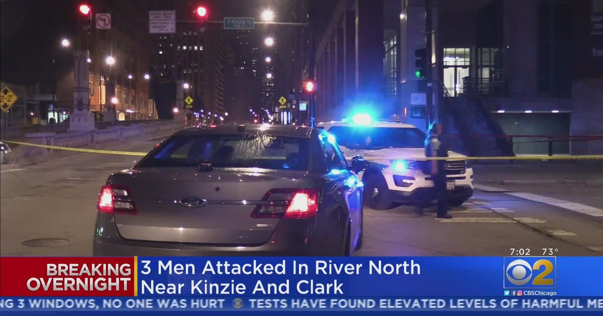Three Men Attacked In River North Near Merchandise Mart - CBS Chicago