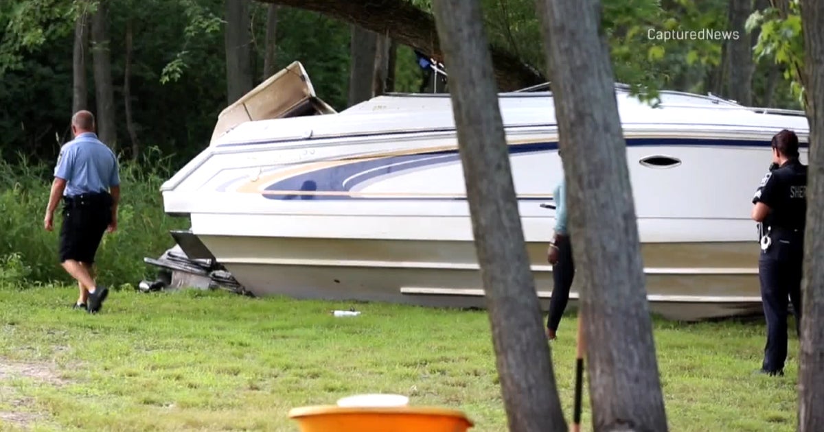 Boat Flies Off Fox River And Catches Fire In Backyard, Leaving Operator