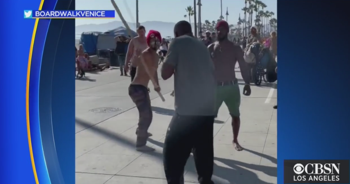 Caught On Video Brawl On Venice Beach Boardwalk CBS Pittsburgh