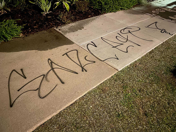 mayor house vandalism 