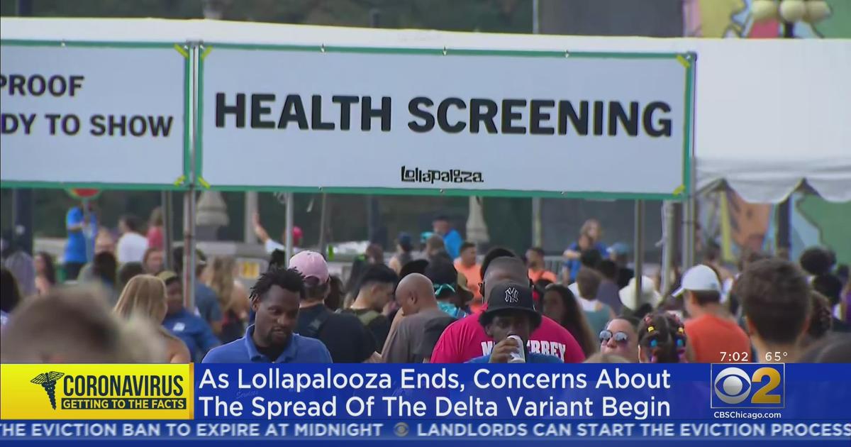 As Lollapalooza Ends, Concerns About The Spread Of The COVID-19 Delta  Variant Begin - CBS Chicago