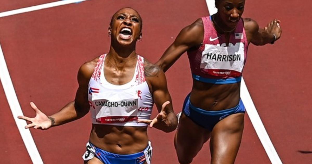 American Keni Harrison, the world record holder, loses 100 meter ...