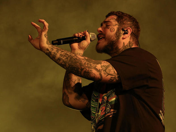 Post-Malone performs at Lollapalooza 2021 