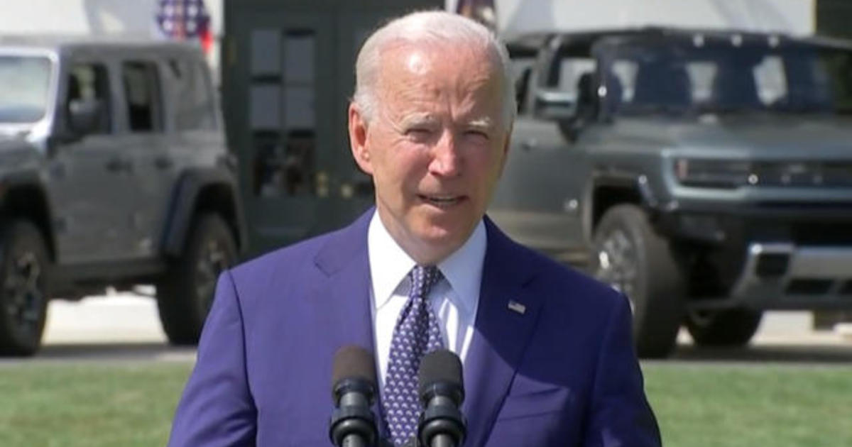 Biden Aims To Boost Sales Of Zero-emission Vehicles - CBS News