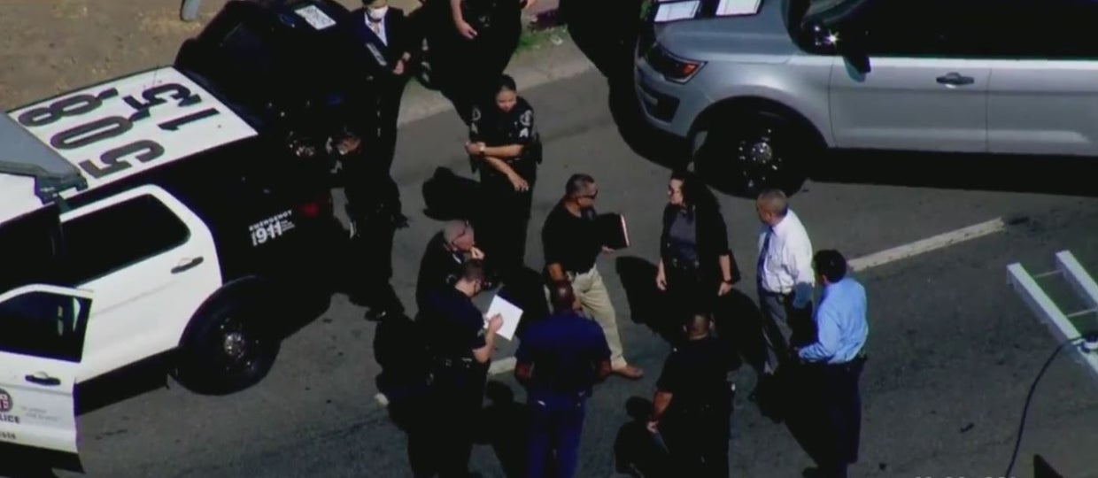 Shots Fired By LAPD Officers In North Hollywood CBS Los Angeles