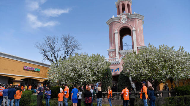 Denver Broncos Draft Pick announcement from Casa Bonita 