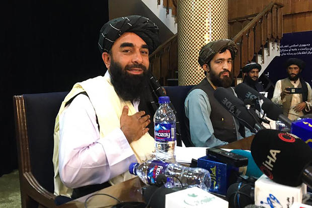 Taliban spokesperson Zabihullah Mujahid 