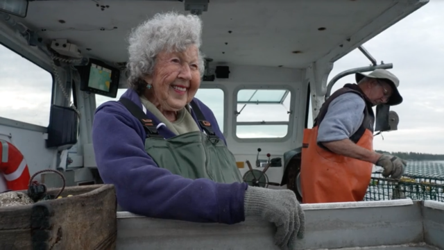 Checking in with Maine's oldest lobsterwoman during her 95th season