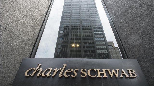 Bill Tompkins Charles Schwab signage Archive 