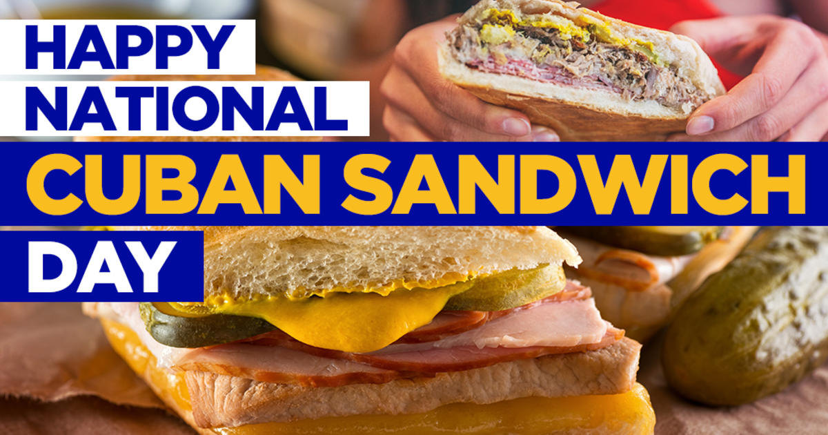 Hungry? It's National Cuban Sandwich Day CBS Miami