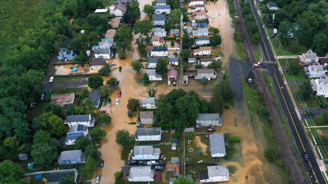 Central New Jersey hit with flooding 