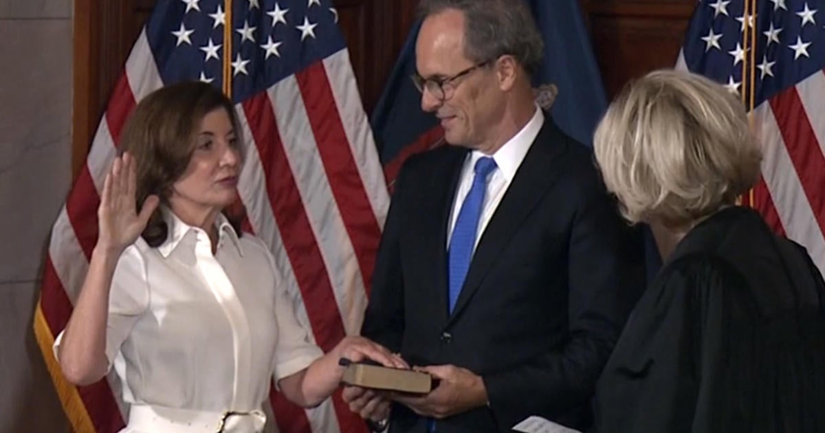 Kathy Hochul Sworn In As New York's 57th Governor, First Woman To Hold ...