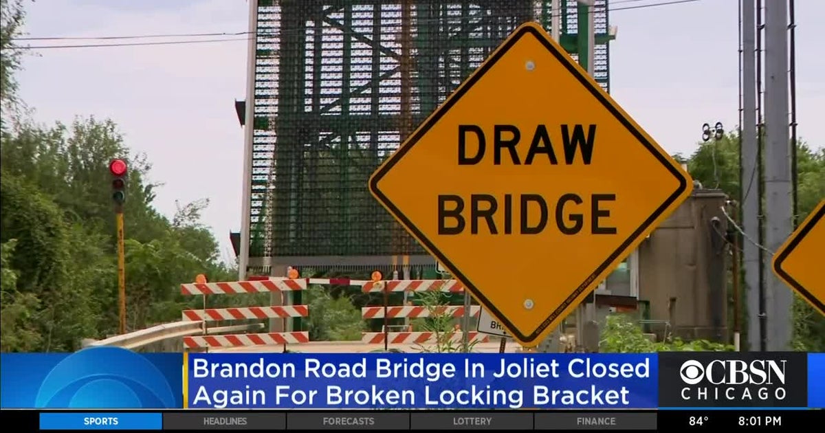 Brandon Road Bridge In Joliet Closed For Repairs Again After Reopening
