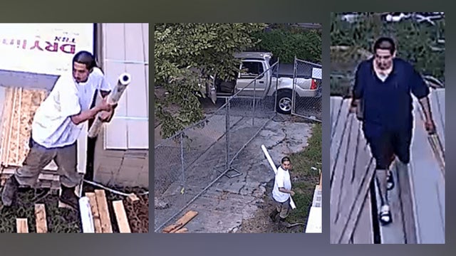 Dallas construction site theft suspects 