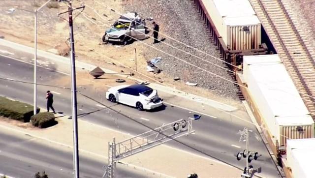 UPDATE: 12-Year-Old Killed, Woman Critically Hurt After Car Tries To Beat  Train At Oakley Crossing - CBS San Francisco