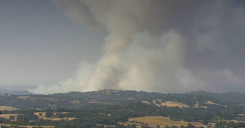 UPDATE Airola Fire In Calaveras County Grows To 1,000 Acres