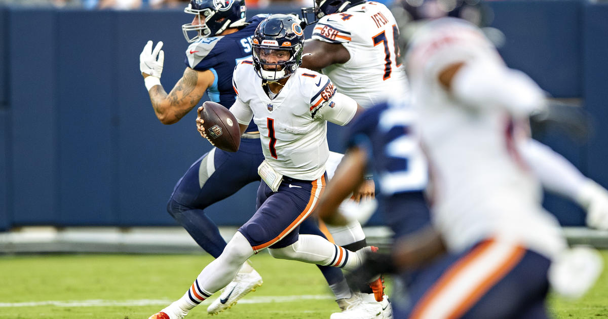 Justin Fields Makes His First Start, Bears Beat Titans In Last