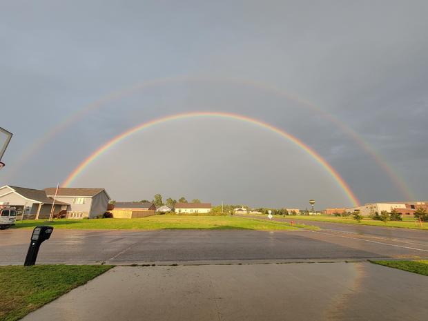 Double rainbow in Perham Aug. 29, 2021 