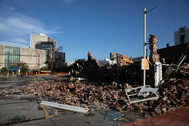 Aftermath of Hurricane Ida in Louisiana 