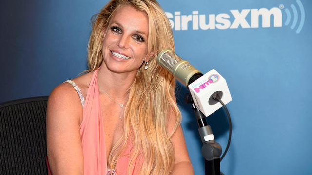Britney Spears Visits The SiriusXM Studios 