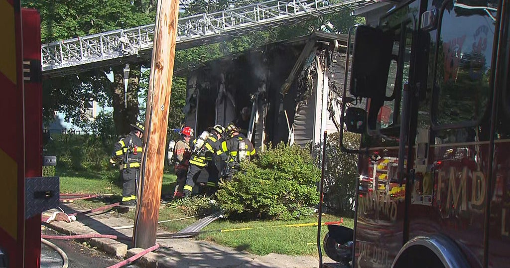 Man Dies In Maynard House Fire; 2 Police Officers, Firefighter Injured