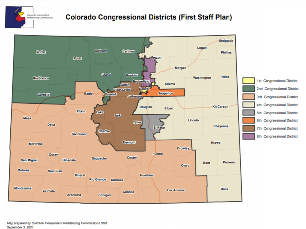 Congressional Redistricting Plan map1 