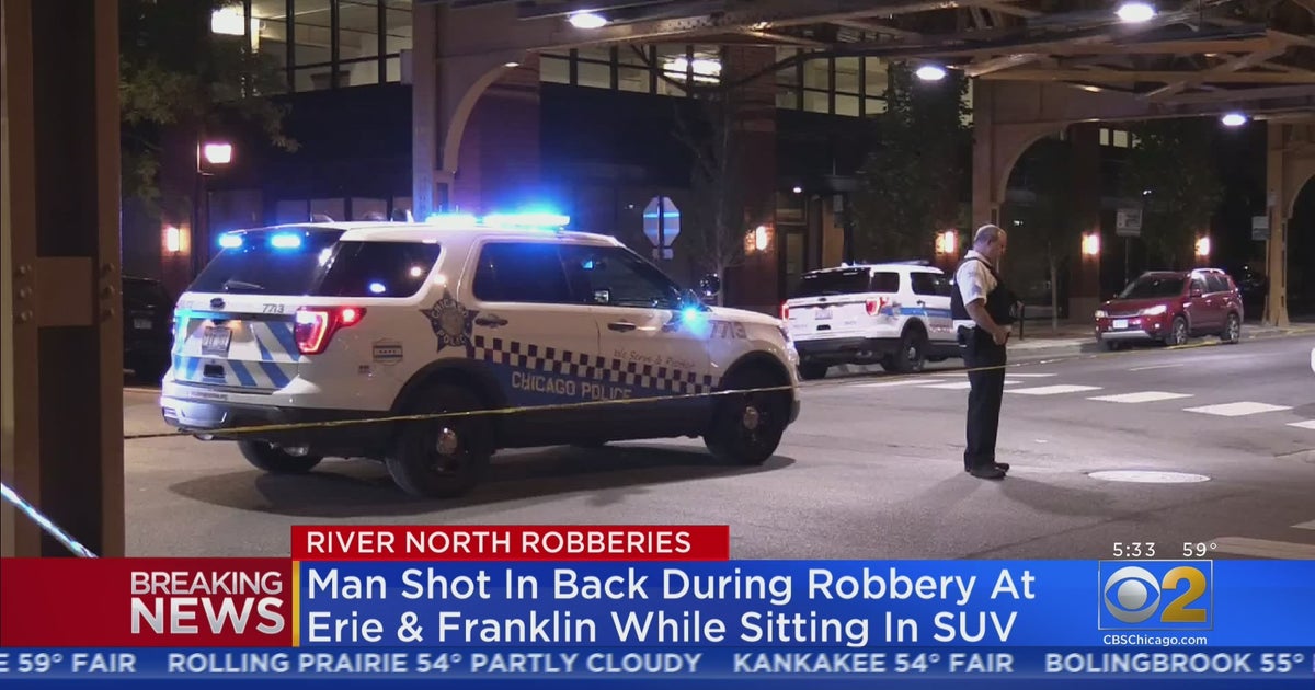 3 Robberies Reported Within 30 Minutes In River North; 1 Man Shot - CBS ...