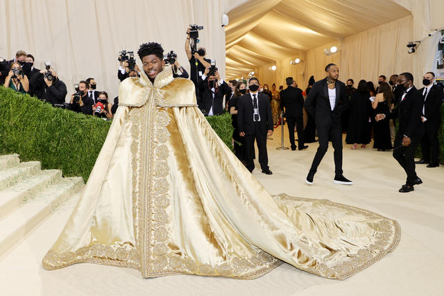 Men at 2021 Met Gala Celebrating In America: A Lexicon of Fashion