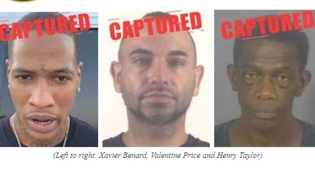 3 most wanted captured 