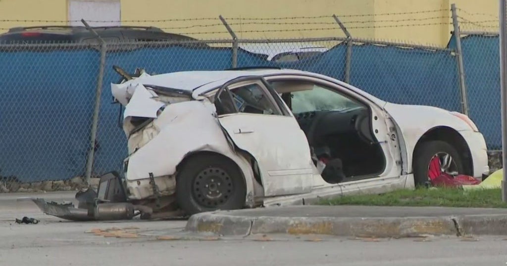 Violent Crash In NW MiamiDade, One Person Killed CBS Miami