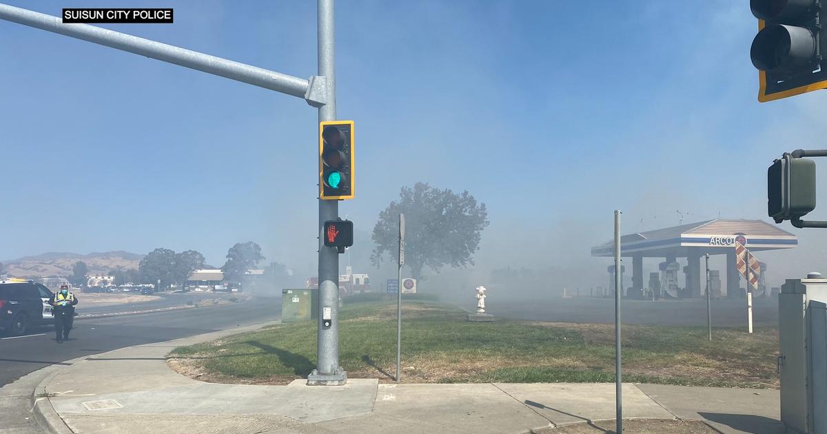 Firefighters Stop Fast-Moving Vegetation Fire In Suisun City From ...