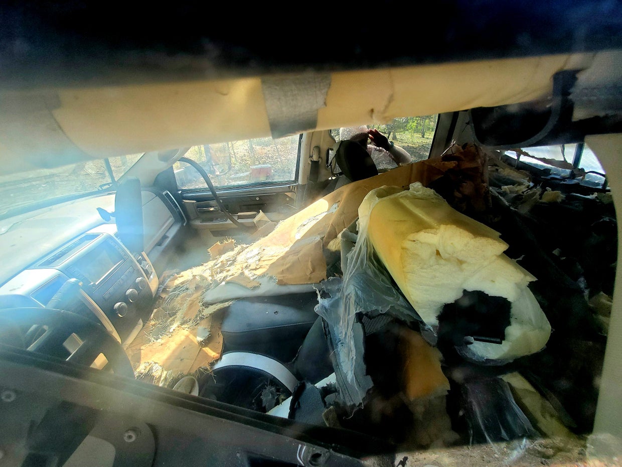 PHOTOS Truck Seriously Damaged After Colorado Bear Gets Stuck Inside
