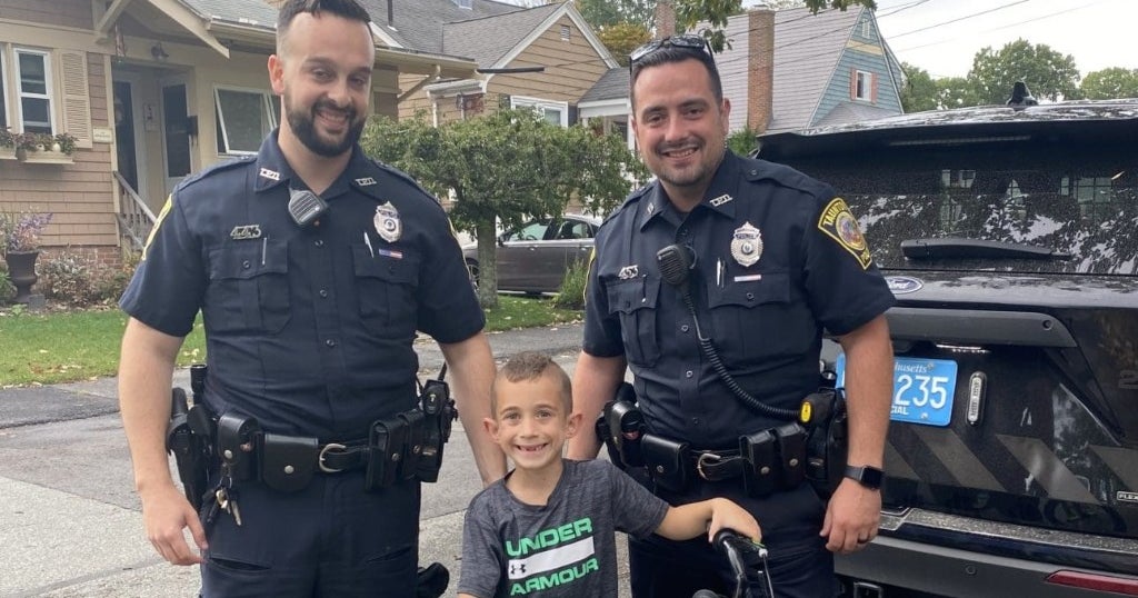 Taunton Police Officers Use Own Money To Replace Boy's Stolen Bike