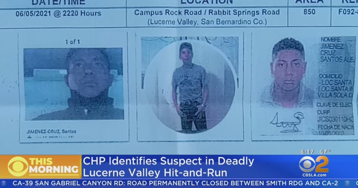 CHP Identifies Suspect In Deadly Lucerne Valley HitAndRun That