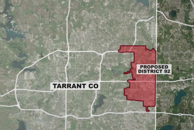 Proposed redistricting of Tarrant County 