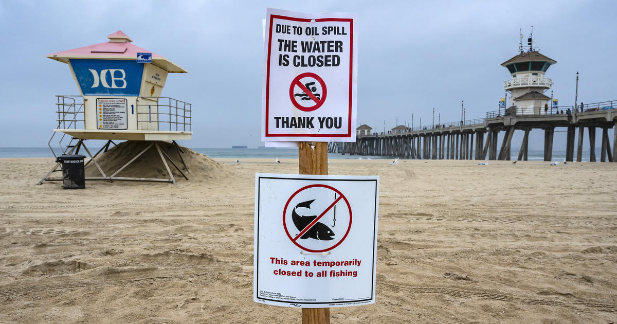 Volume Of Huntington Beach Oil Spill Likely Much Smaller Than ...